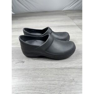 Crocs Neria Pro II Shoes Women's 7 Black Comfort Slip On Clog Work Nursing